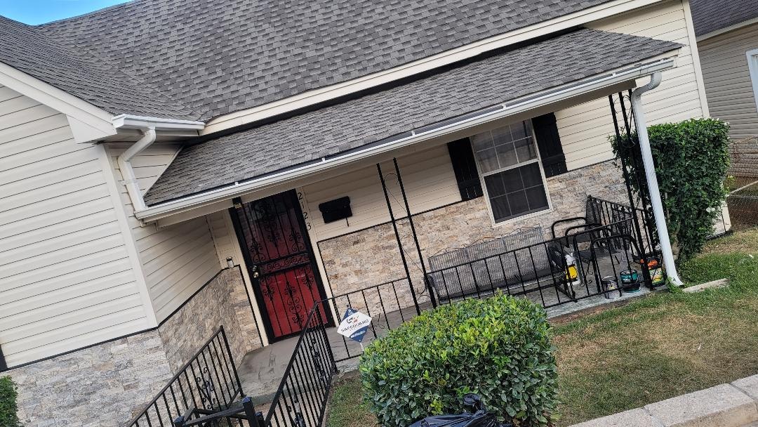 Exterior siding repair — full exterior overview